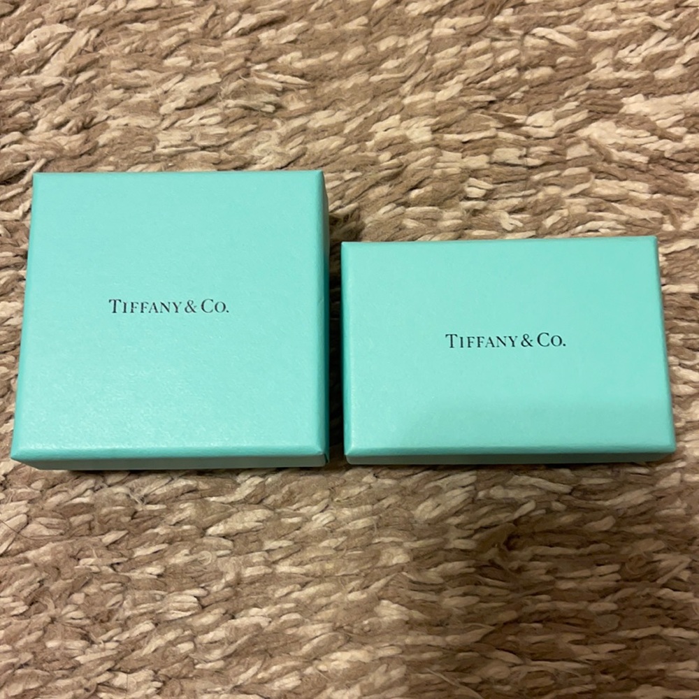 Tiffany & Co. Silver Jewelry Box with Pouches